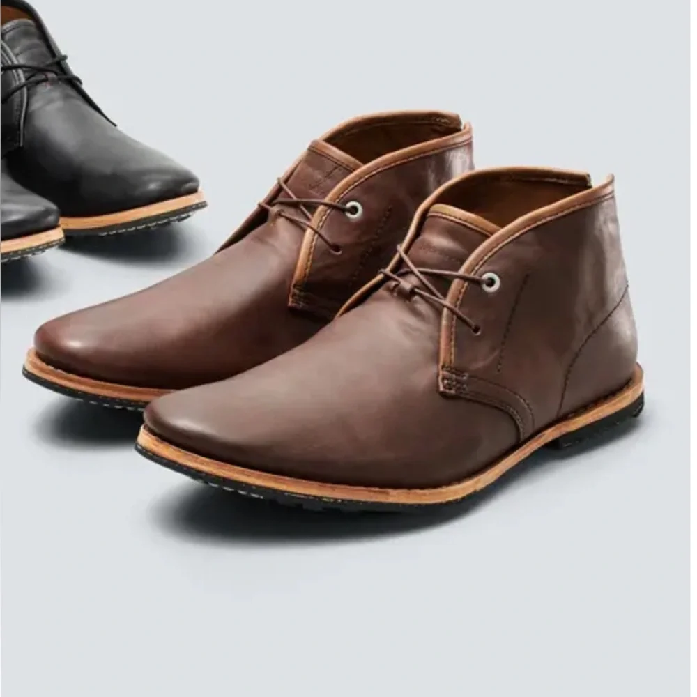 Timberland Boot Company Wodehouse Brown Leather Chukka Boots Size 12